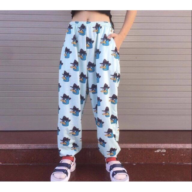 QUẦN DÀI CARTOON HOẠT HÌNH UNISEX NAM NỮ PERRY ELMO Q-015 | BigBuy360 - bigbuy360.vn