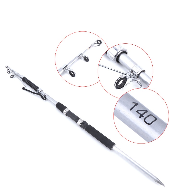Cần Câu Cá Tự Động Bằng Thép Không Gỉ 1.2m 1.4m
