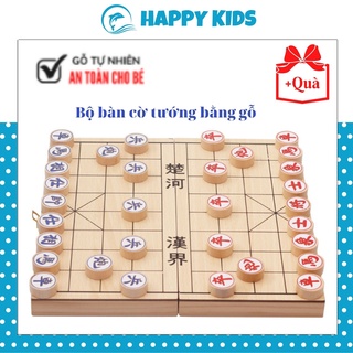 Trò Chơi Cờ Tướng Cờ Vua Bằng Gỗ Board Game Đối Kháng Trí Tuệ Tư Duy Thông Minh, Bàn Cờ Kèm Hộp Đựng HAPPY KIDS247