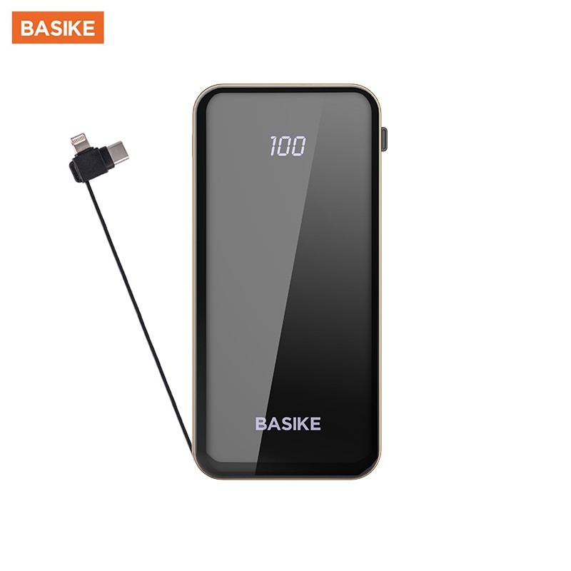 Cục sạc dự phòng BASIKE 2 cổng công suất 18W dung lượng pin 20000mah chất lượng cao