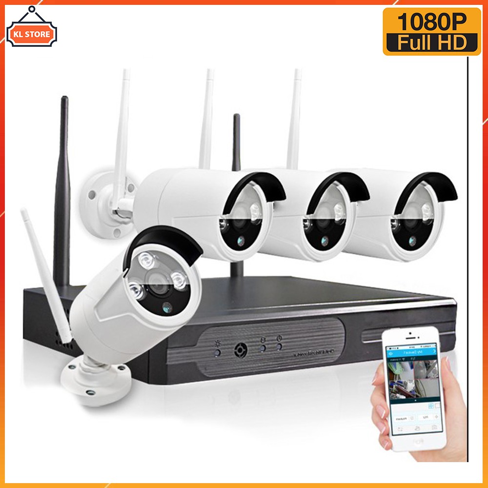 Bộ KIT Camera IP không dây HD NVR KIT 1.3