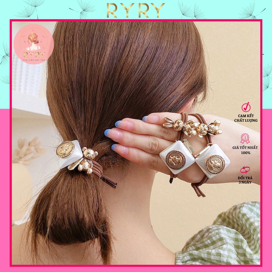 Dây Cột Tóc Hình Gấu Xinh Xắn Sang Chảnh Cho Nữ