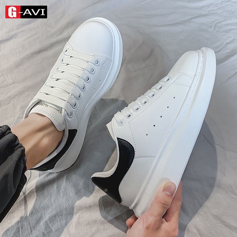 Giày thể thao nam màu tắng đế tăng chiều cao 5cm mẫu hot trend kiểu dáng sang, xin Mã X1