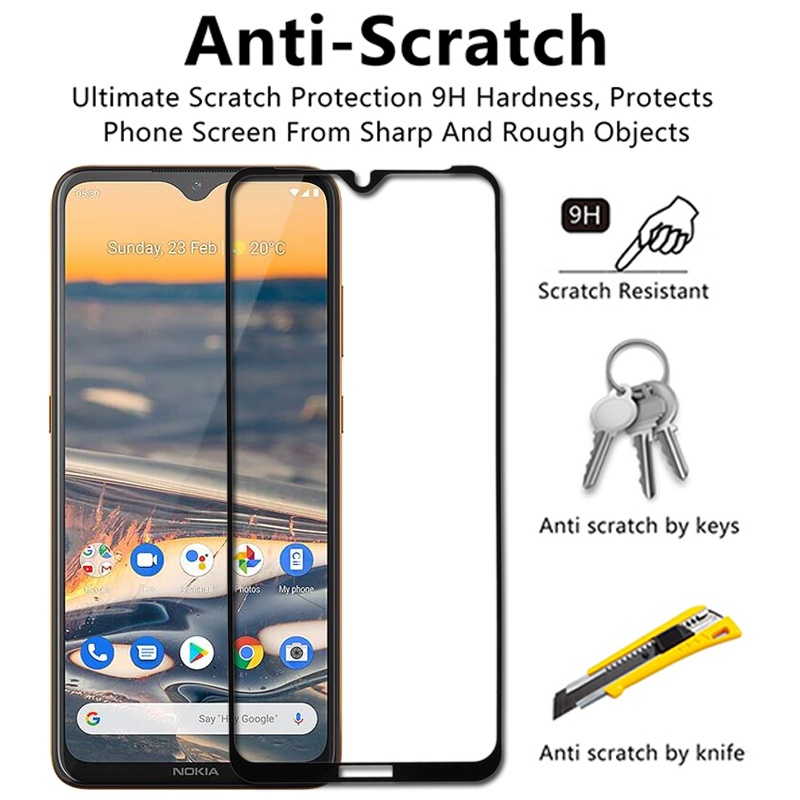 Kính Cường Lực Toàn Màn Hình Chống Nổ Cho Nokia 5.4 3.4/Nokia 6.2 7 7.1 7.2