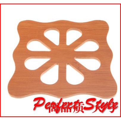 Lót bát đĩa nồi bằng gỗ  hình bắt mắt