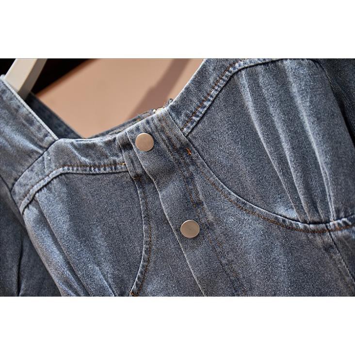 🌸Hàng Order🌸 Váy Jean Bigsize Phối Cúc Dáng Xòe Trẻ Trung Năng Động 🌸Hàng Quảng Châu | BigBuy360 - bigbuy360.vn