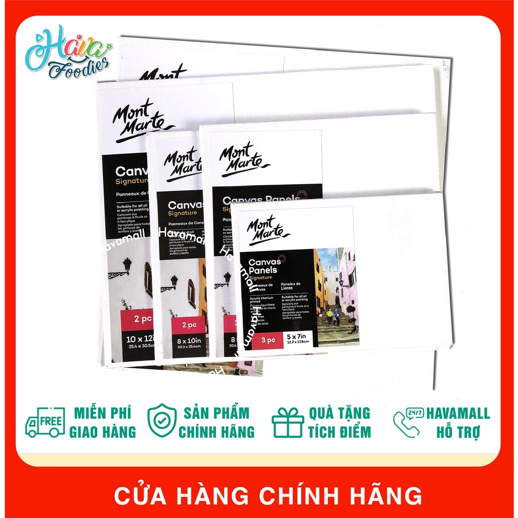Bộ Canvas Panels Mont Marte