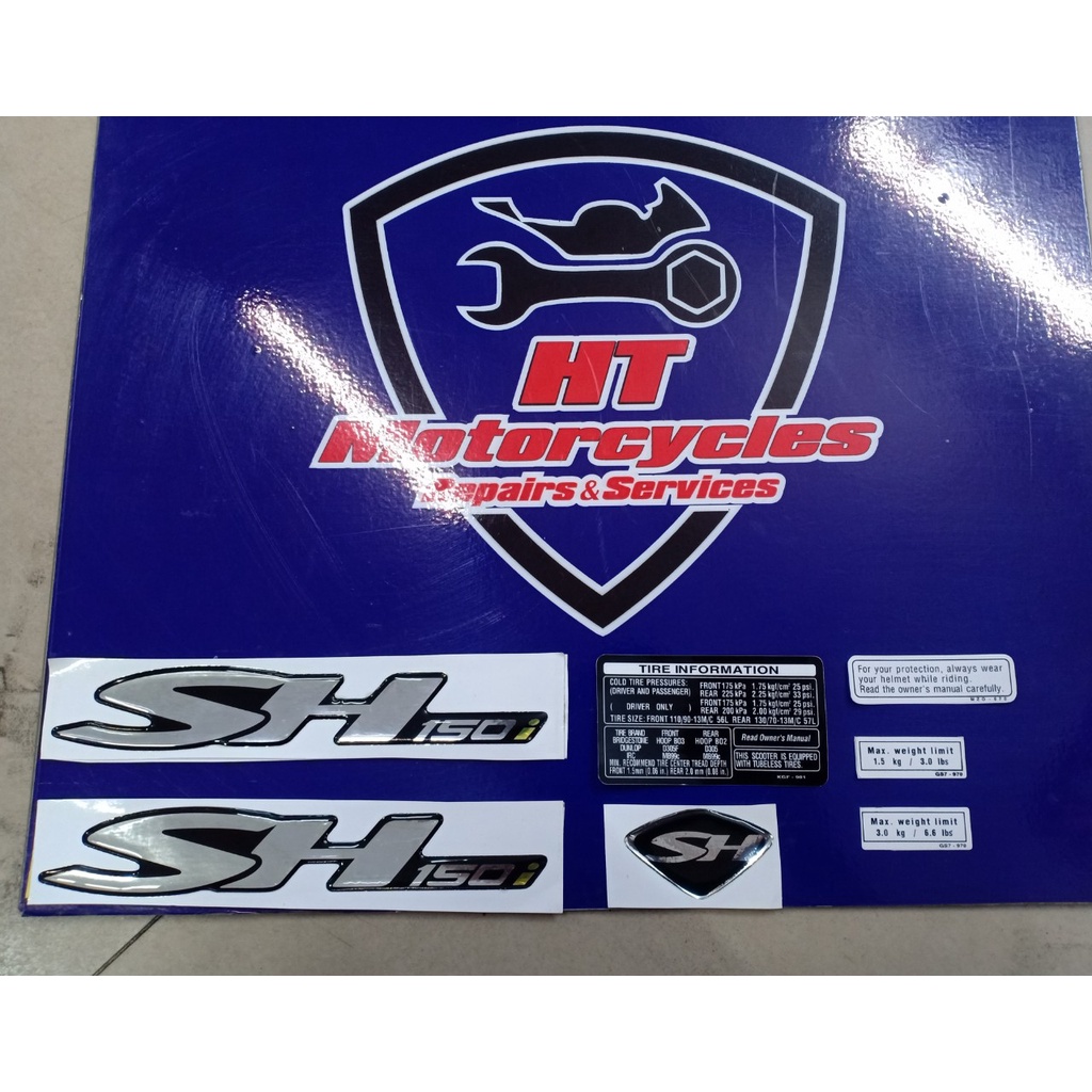 Tem thông số Sh ý , Sh 2006 - 2008 , 2009 - 2011