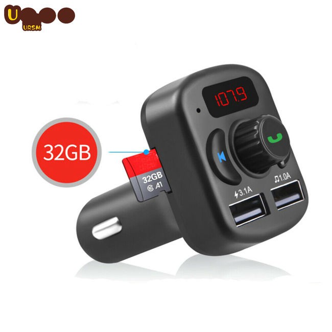 HOT Bluetooth In-car Wireless Fm Transmitter Mp3 Radio Adapter Car Kit 2 Usb Charger