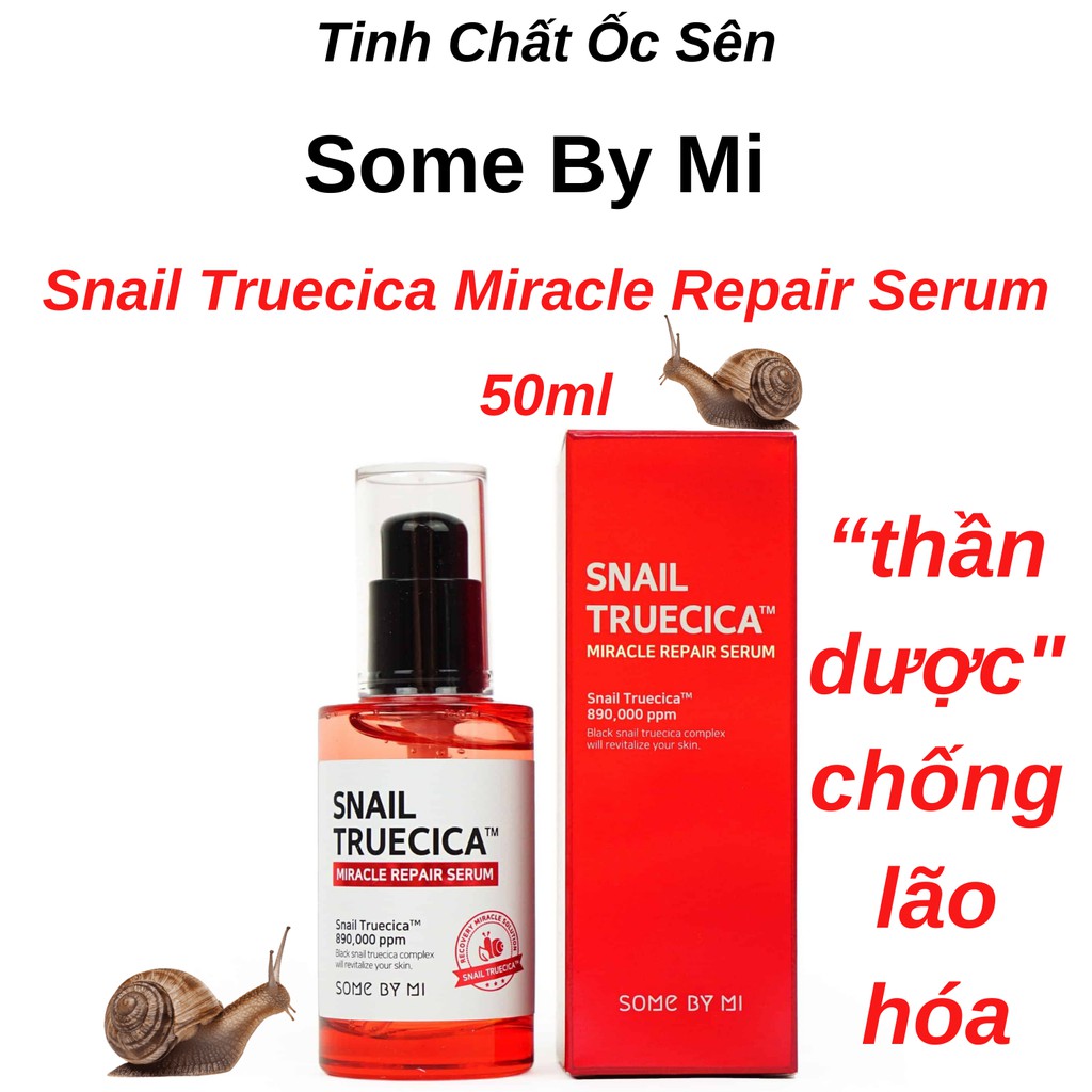 Tinh Chất Ốc Sên Some By Mi Snail Truecica Miracle Repair Serum 50ml
