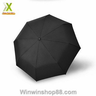 Dù xếp trơn màu đen - Winz.vn