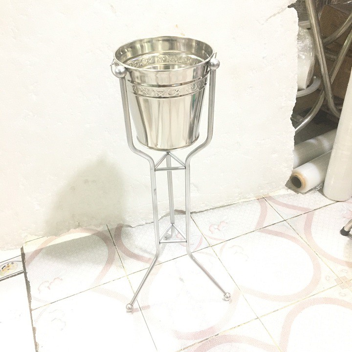 - Kệ đựng xô đá nhà hàng - quán ăn inox cao cấp - Mã: CXĐ01I -