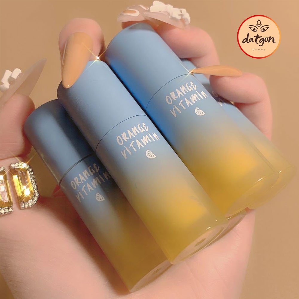 Son dưỡng môi Vitamin C, son dưỡng nội địa Lip Glaze Base Zuk mềm mịn dưỡng ẩm nhỏ gọn tiện lợi