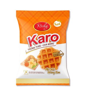 BÁNH TRỨNG TƯƠI CHÀ BÔNG KARO PHÔ MAI HOÀNG KIM 26G