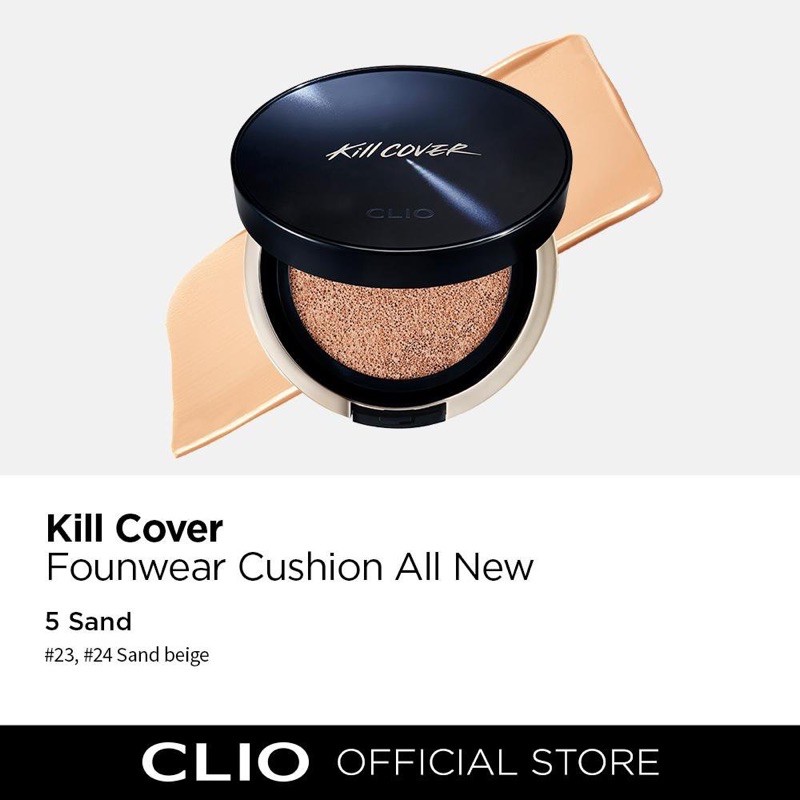 [NEW] Phấn nước che khuyết điểm CLIO Kill Cover Founwear Cushion All New Set 2 Lõi | BigBuy360 - bigbuy360.vn