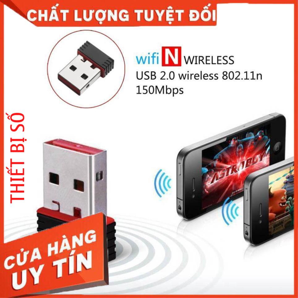 Freeship 50k USB Wifi 802.11N - Thu sóng wifi cho máy tính,laptop-dc2439