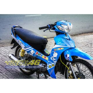 Tem trùm Sirius Doremon  xanh trắng