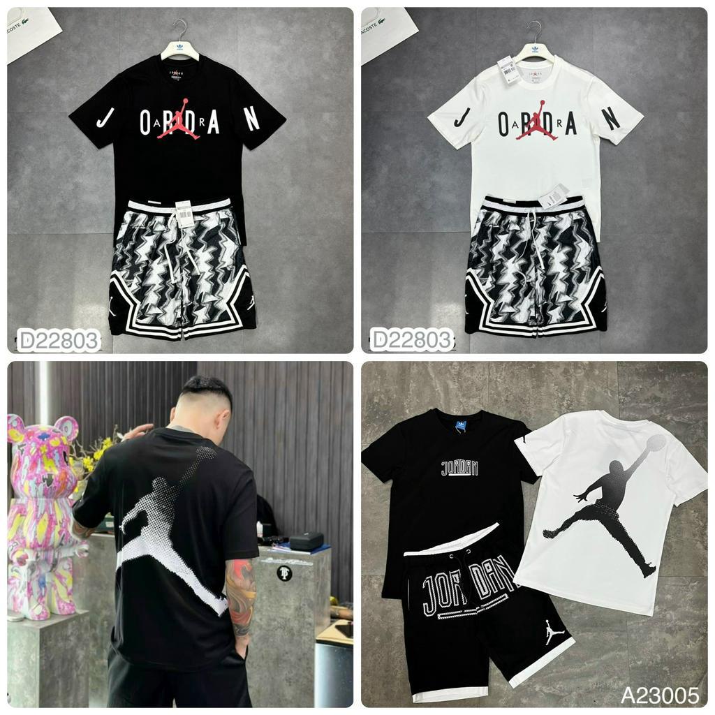 Bộ Quần Áo Jordan Nam In Logo Hình Siêu Đẹp - Bộ Quần Áo Jordan Nam In Hoạ Tiết Quần Cực Nét