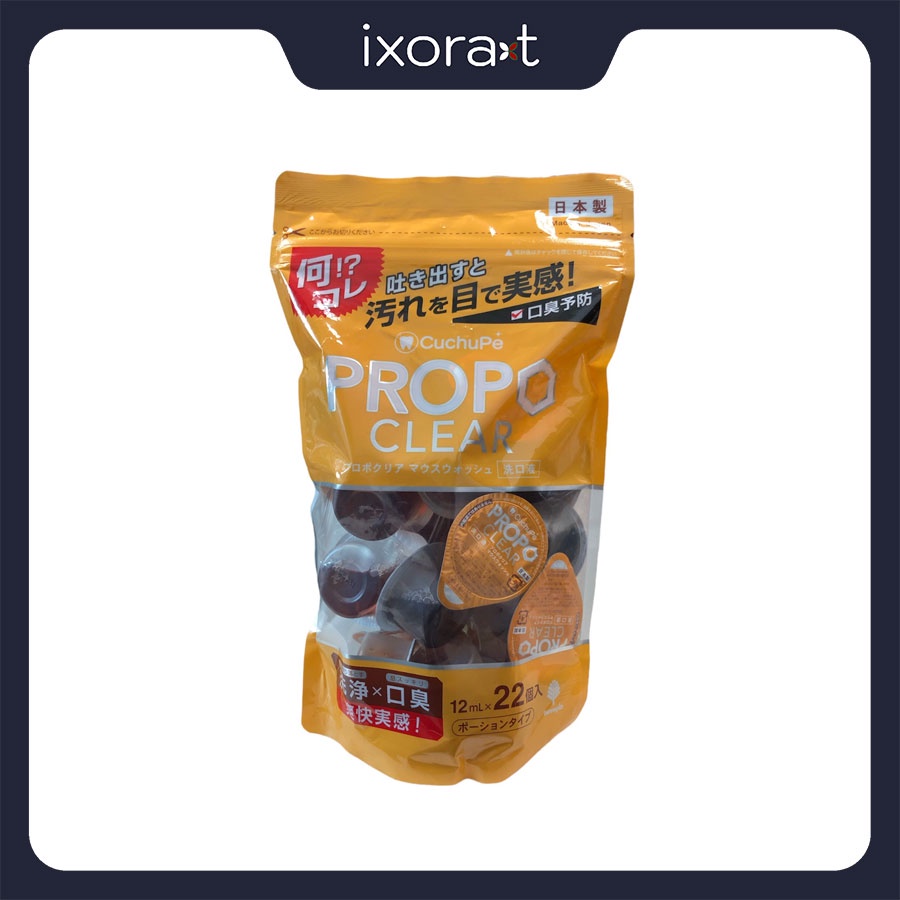 Nước súc miệng dạng viên CuchuPe Propo Clear 22pcs 320g [ Made in Japan ]