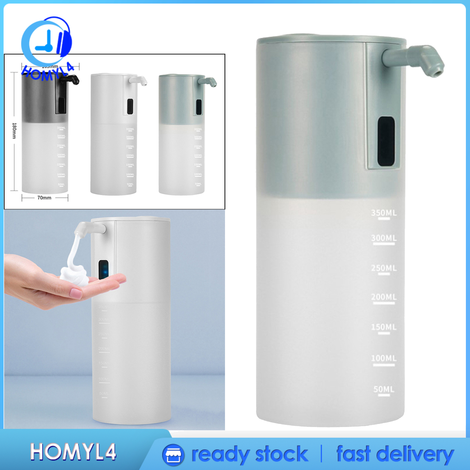 Hộp Đựng Xà Phòng Tự Động 350ml