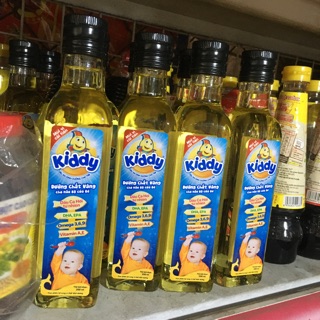 Dầu ăn cá hồi cho em bé Kiddy 250ml