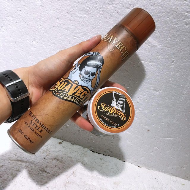 Combo Gôm Xịt Tóc Suavecito và Wax Suavecito Pomade