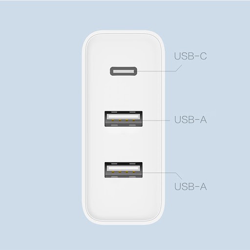 Củ sạc 65w ZMI HA835 (2A1C) / HA832, Hỗ trợ sạc iPad, iPhone, Máy tính xách tay, Điện thoại