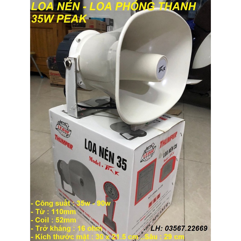 LOA PHÓNG THANH PEAK 35W CÔNG SUẤT LỚN - HÀNG CHUẨN XỊN