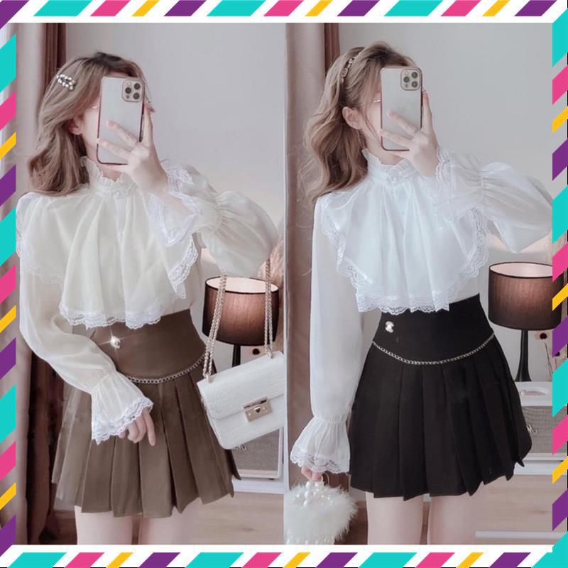 Áo sơ mi tiểu thư 2 lớp phối ren_444 MSP58517 | BigBuy360 - bigbuy360.vn