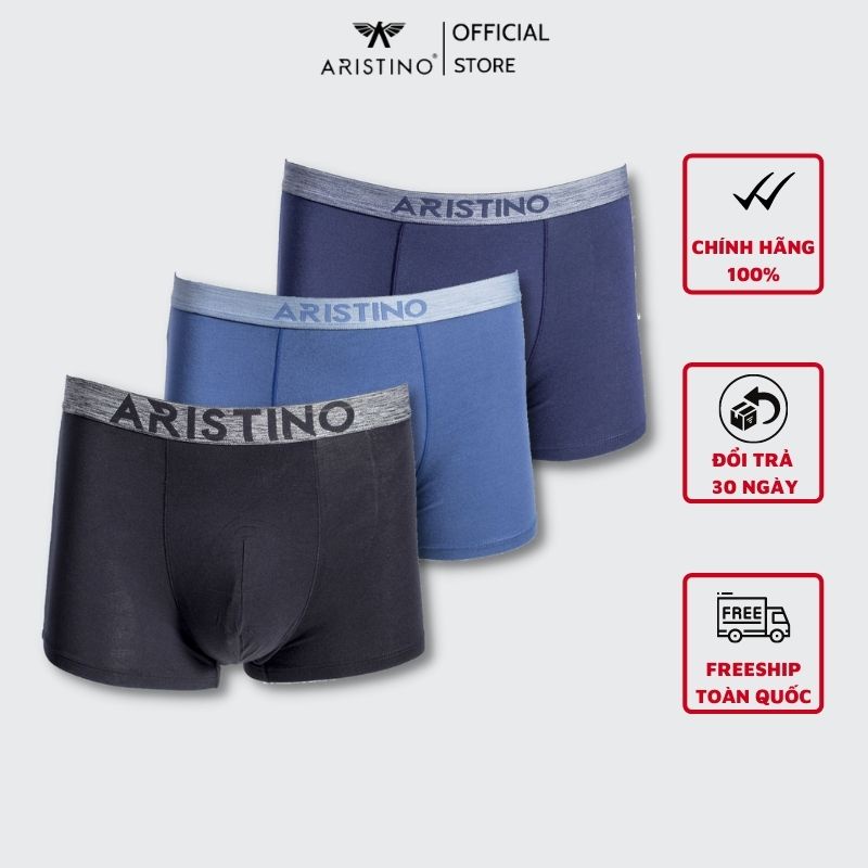 Quần sịp nam boxer cao cấp, quần lót nam Aristino chính hãng kháng khuẩn co giãn 4 chiều | ABX1616