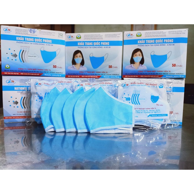 KHẨU TRANG VẢI 4 LỚP (10 CÁI)