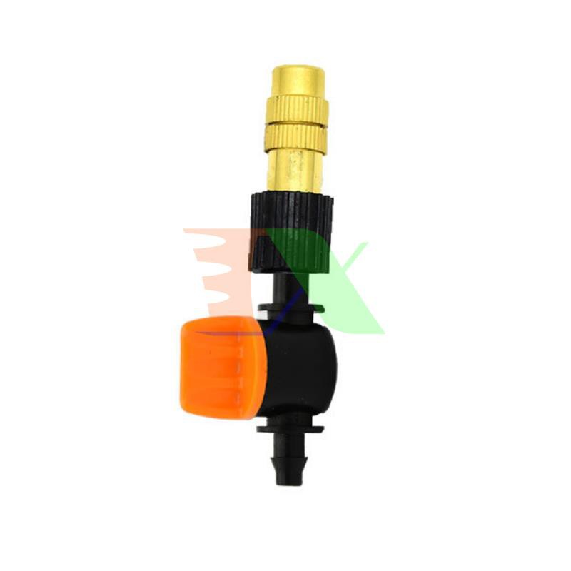 Van khóa TM-47B cho ống tưới 4/7 6 mm, Van khóa dây PE LDPE HDPE PVC( 1 đầu gân 1 đầu trơn)