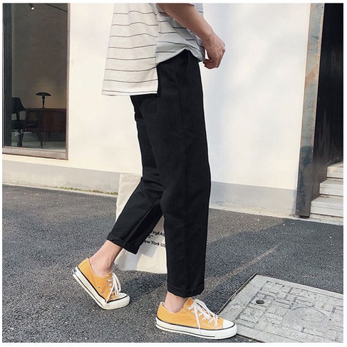 Quần Kaki Baggy  Cạp Chun Nam Nữ Unisex cao cấp