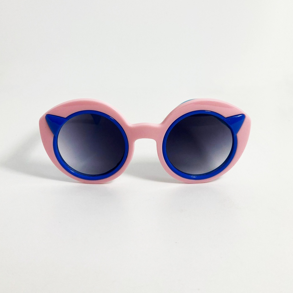 Kính mát trẻ em cao cấp Jun Secret gọng nhựa, kiểu kính hoạt tiết hoạt hình đáng yêu dành cho bé từ 1 đến 5 tuổi JS60A24