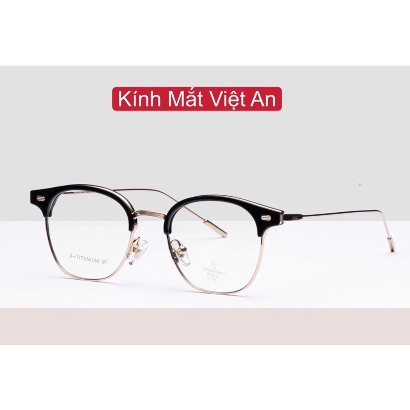 GỌNG KÍNH CẬN MẮT TRÒN TITANIUM THỜI THƯỢNG, THANH MẢNH