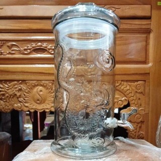 bình ngâm rượu sâm 12 lít có vòi