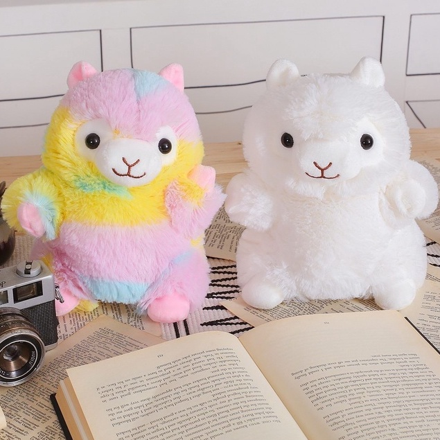 Thú bông Gấu bông Thú Cưng nhí dễ thương Khủng Long - Lạc đà Alpaca - Chó Shiba - Gấu Dâu - Mèo hoàng thượng