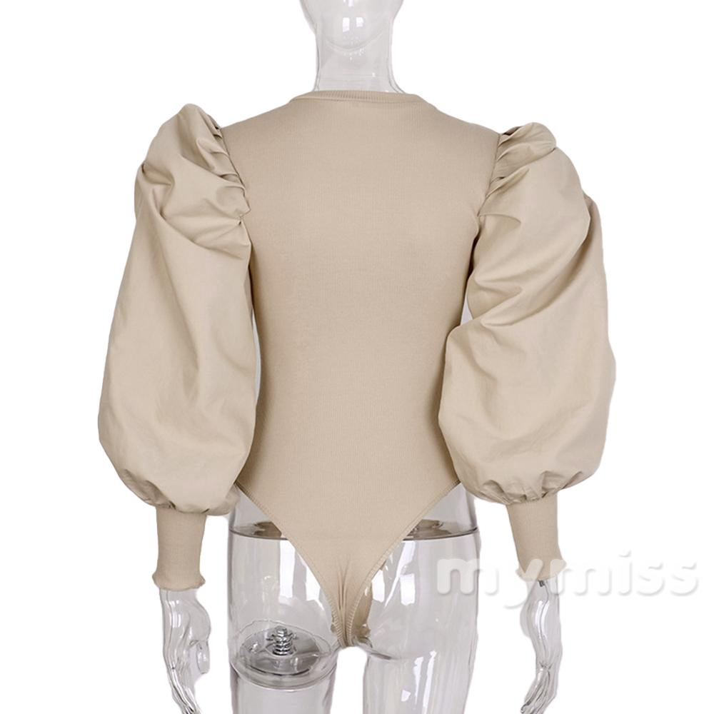 Bodysuit dài tay trơn màu phong cách quyến rũ dành cho nữ | BigBuy360 - bigbuy360.vn