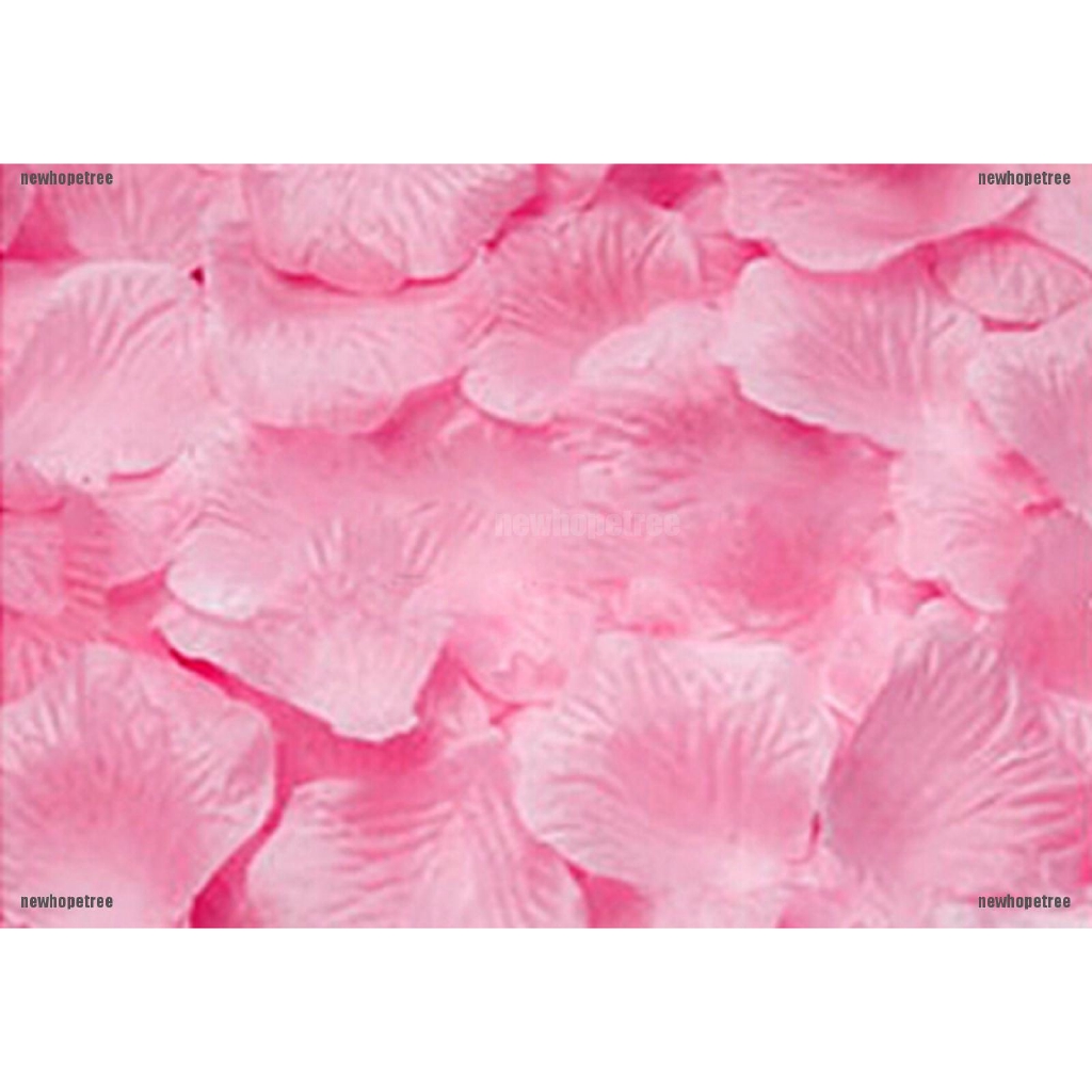 Bộ 100 Cánh Hoa Hồng Lụa Trang Trí Bàn Tiệc Cưới