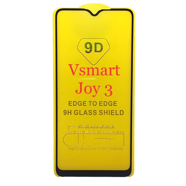 Miếng Dán Kính Cường Lực Full Màn, Full Keo Cho Vsmart Joy 3