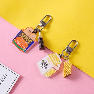 Tự Làm Móc Chìa Khóa Dây Buộc Tay Áo Bảo Vệ Airpods Dễ Thương Thực Phẩm Đồ Trang Sức Móc Chìa Khóa Sáng Tạo Những Món Quà Nhỏ Hàn Quốc in Hàn Quốc