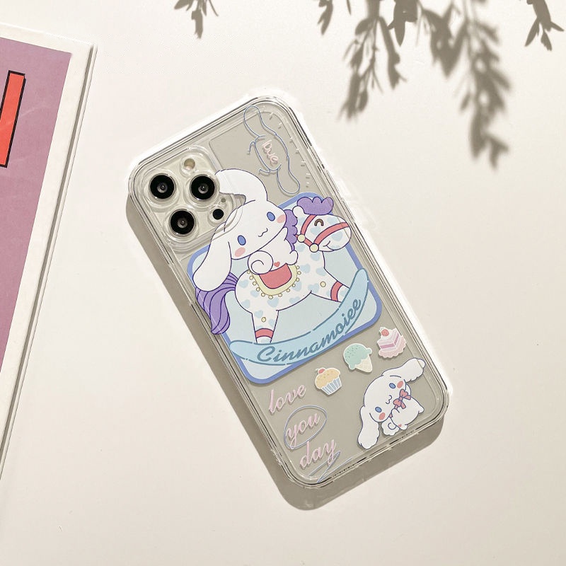 Ốp Điện Thoại Tpu Mềm Chống Sốc In Hình Cinnamoroll Cho iPhone 11 12 13 pro max XS X XR XSMax 7 8 6 6s plus SE 2020