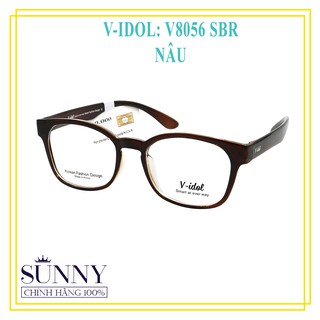[Mã FASHIONMALLT4 giảm 15% tối đa 30K đơn 150k] Gọng kính V-idol V8055 (2 màu) - chính hãng Korea.