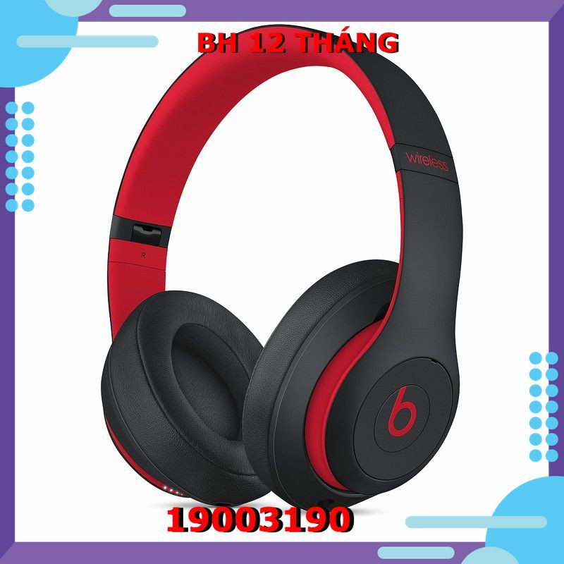 Tai nghe Beats Studio3 Wireless Over-Ear Headphones - The Beats Decade Collection - Defiant Black-Red