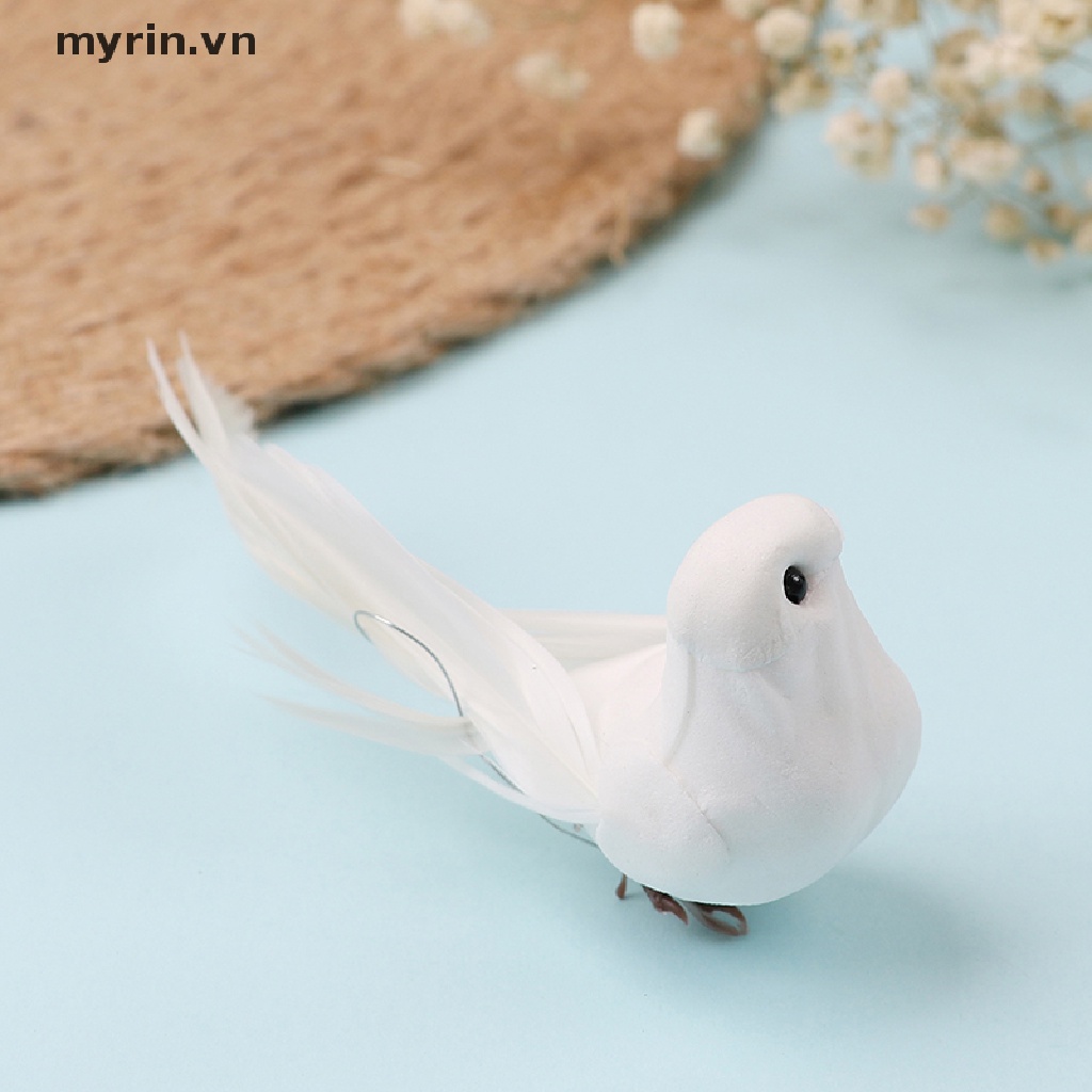 1 Chú Chim Nhân Tạo mini Bằng Xốp Dùng Để Trang Trí