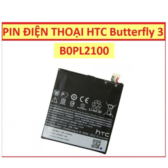 Pin HTC xịn Butterfly 3 (BOPL2100) 2700mAh - Bảo hành 6 tháng