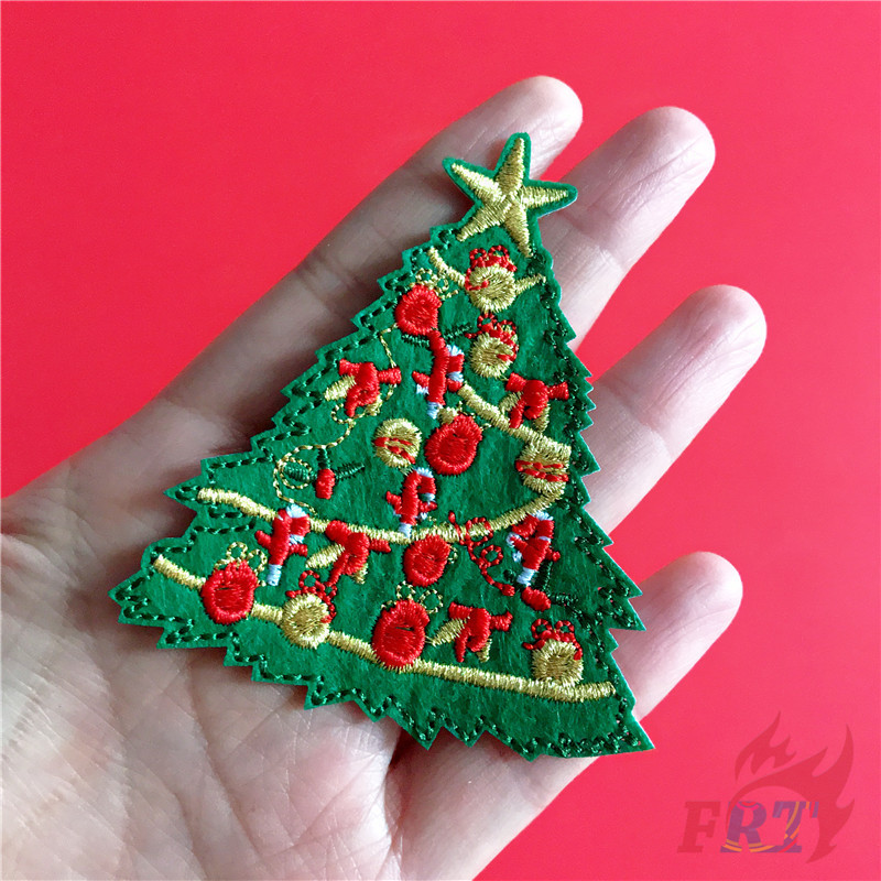 1 Miếng Dán Ủi Quần Áo Hình Giáng Sinh Dễ Thương