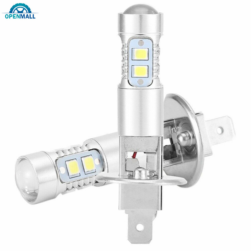 Set 2 Đèn Pha H1 Cob Led 50w Cho Xe Hơi