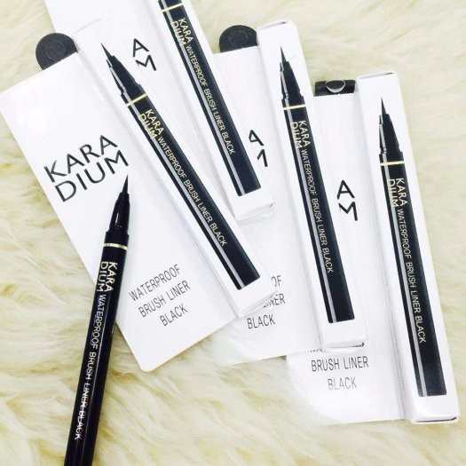 Kẻ Mắt Dạ Karadium Waterproof Brush Liner Black