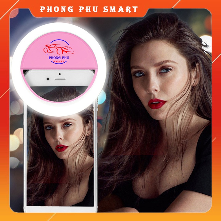 Đèn Tự Sướng, Đèn Selife Điện Thoại Ring Light Tạo Ánh Sáng Mịn Đẹp Khi Chụp Ảnh Selfie || Phong Phu SMART